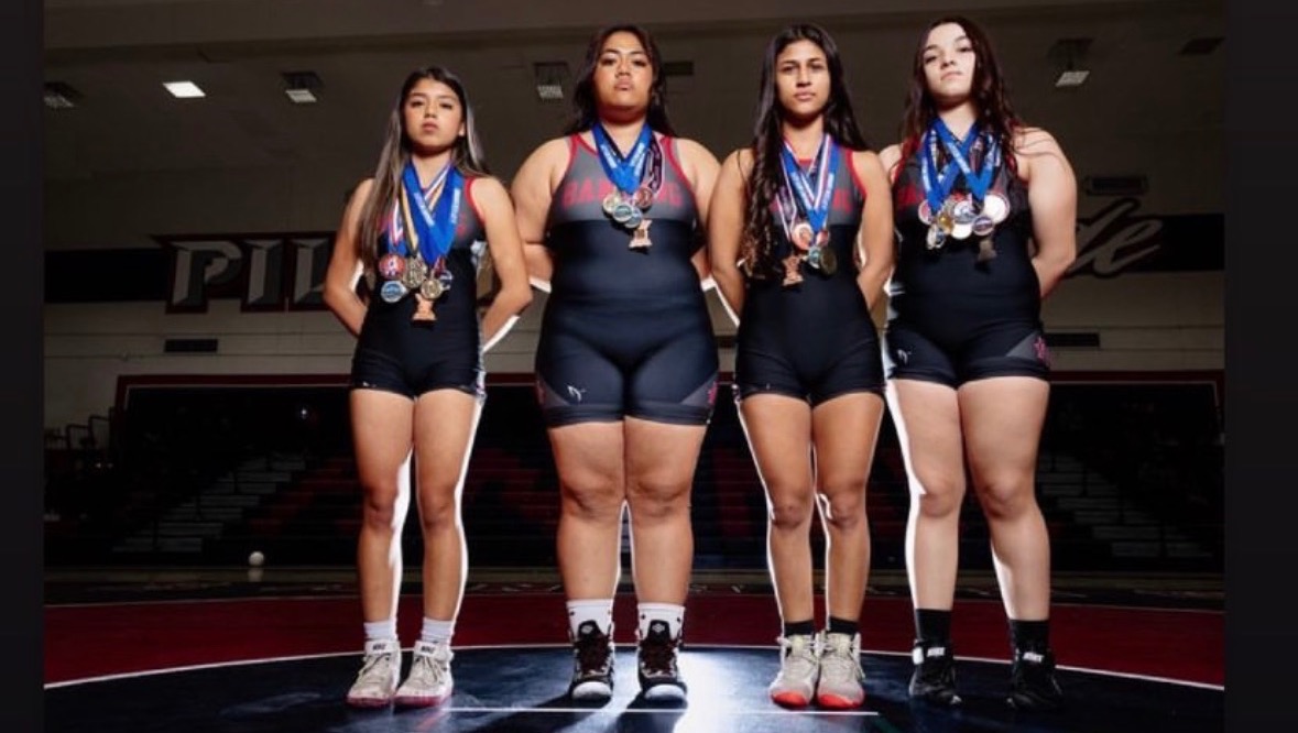 Banning High Girls Wrestlers State Finals photo