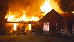 Healing arts practitioner, suffers housefire photo