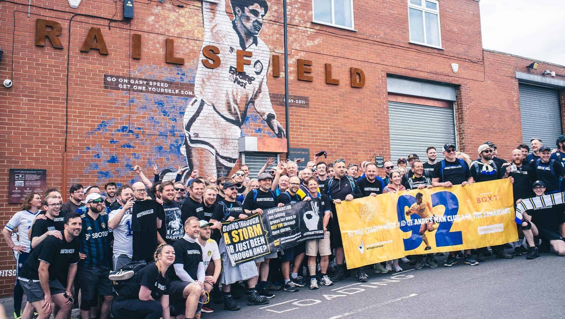 Gary Speed Charity Walk (Andy's Man Club) photo