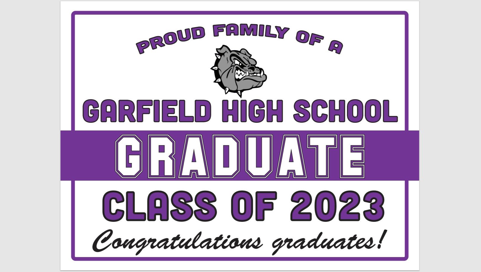 2023 Yard Signs! Buy yours, help another senior photo