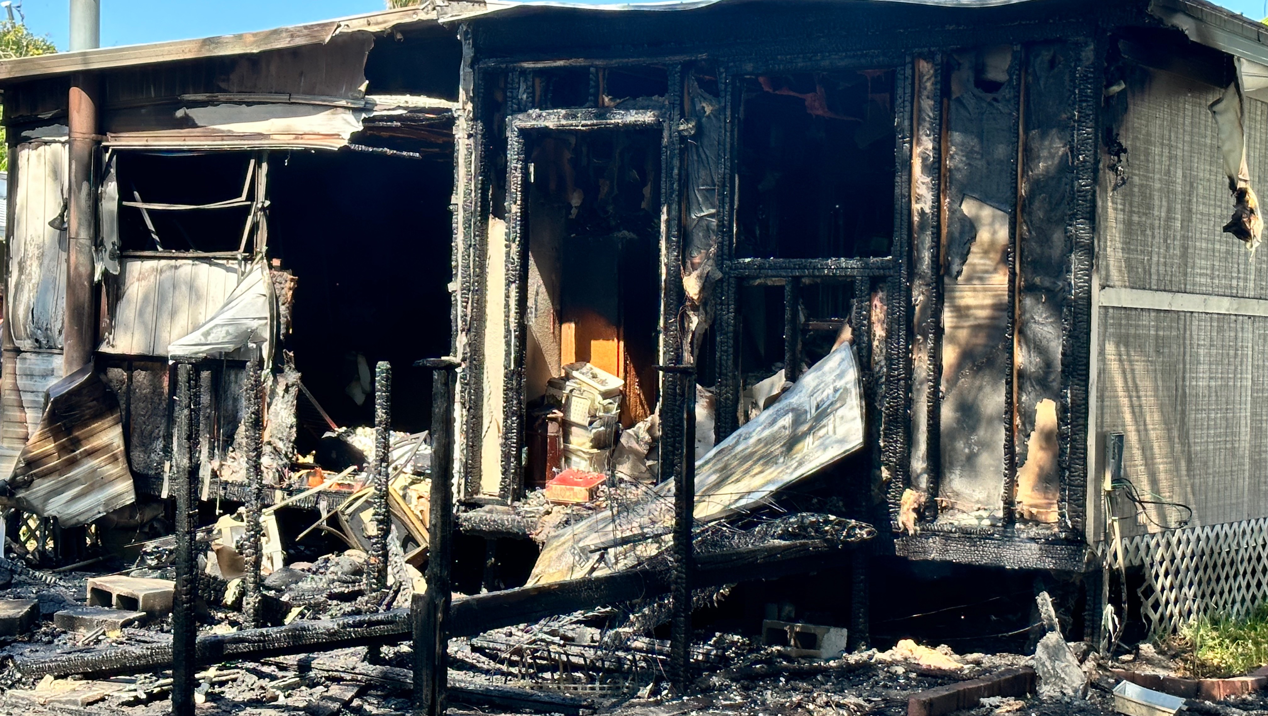Today My Next Door Neighbor's House Burnt Down photo
