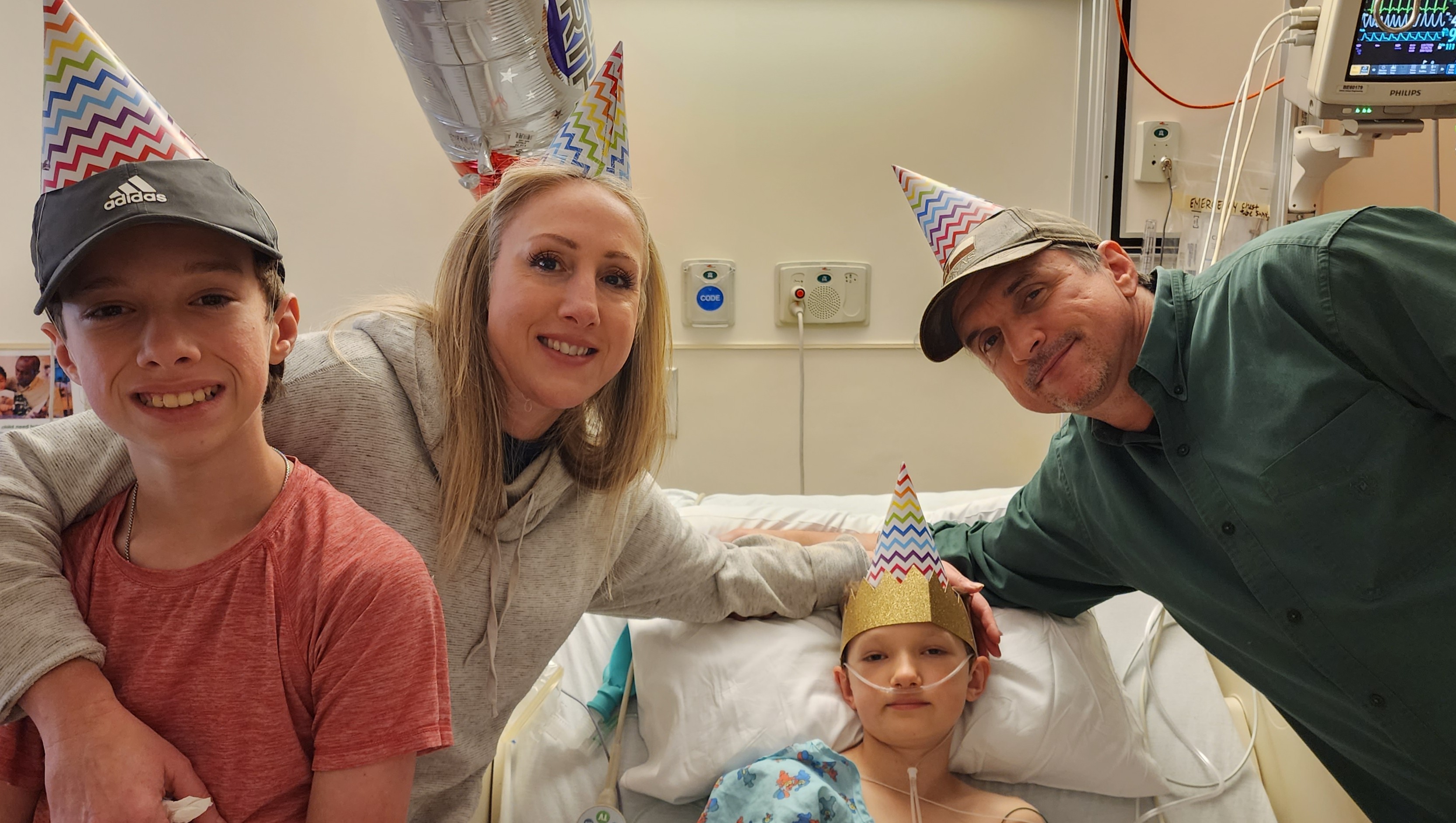 Cameron's battle against a very rare cancer photo