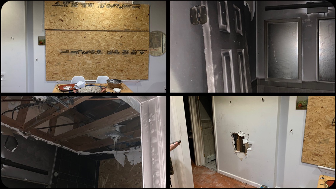 Help Nasser and Cas rebuild after a fire photo