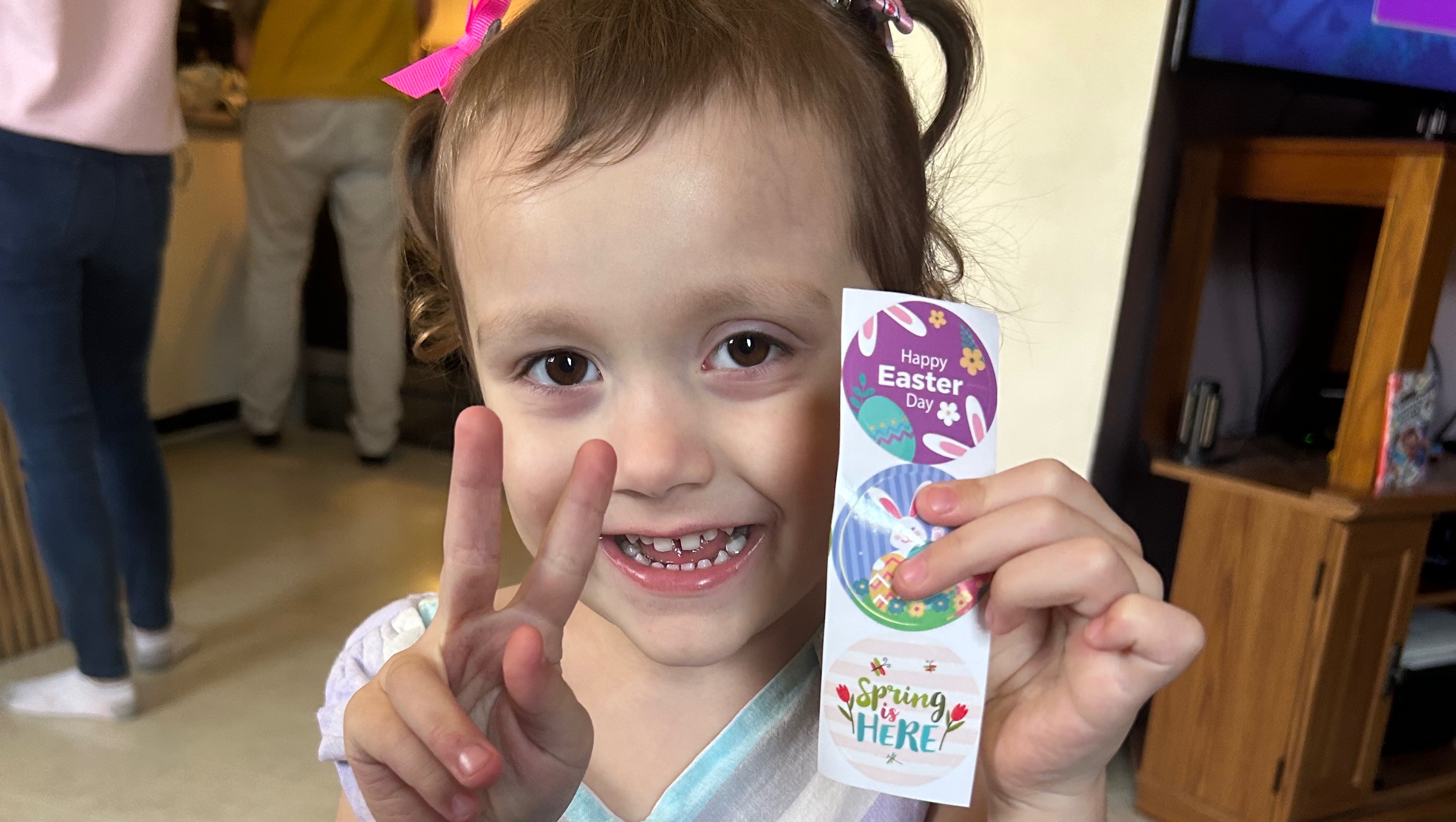 Charlee and her family photo