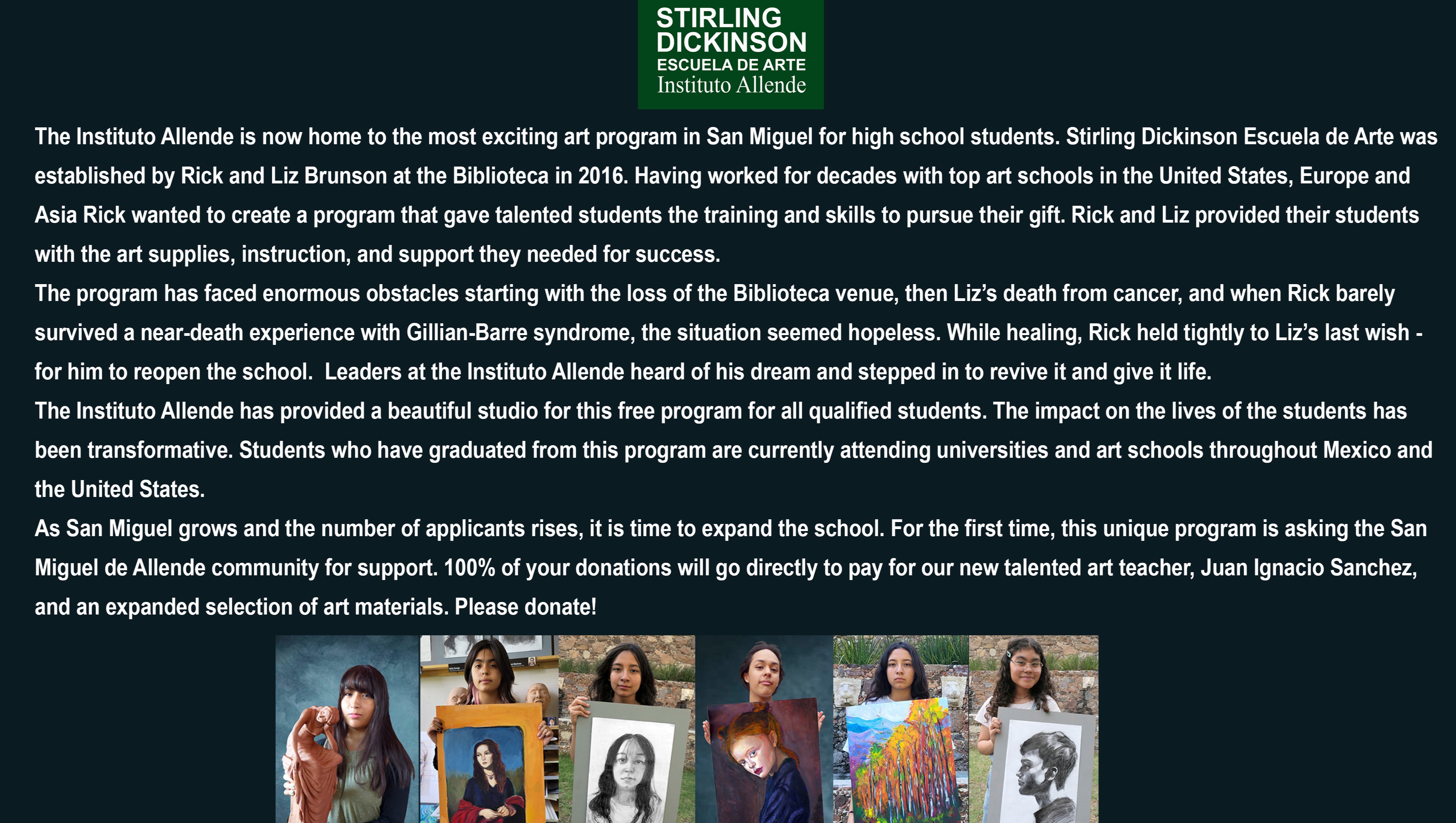 We are adding a new Art Teacher photo