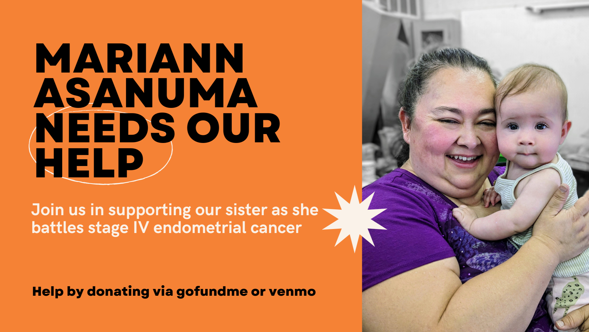Fundraiser for lisa asanuma by anne ashworth support our sister as