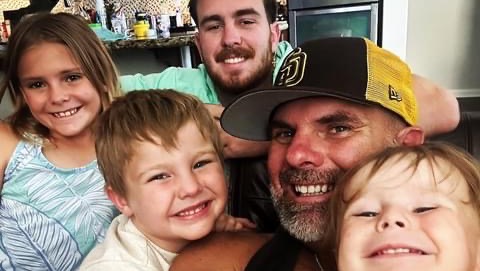 A single father and his fight through cancer. photo