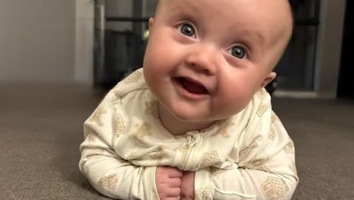 Beautiful happy girl, taken too soon  photo