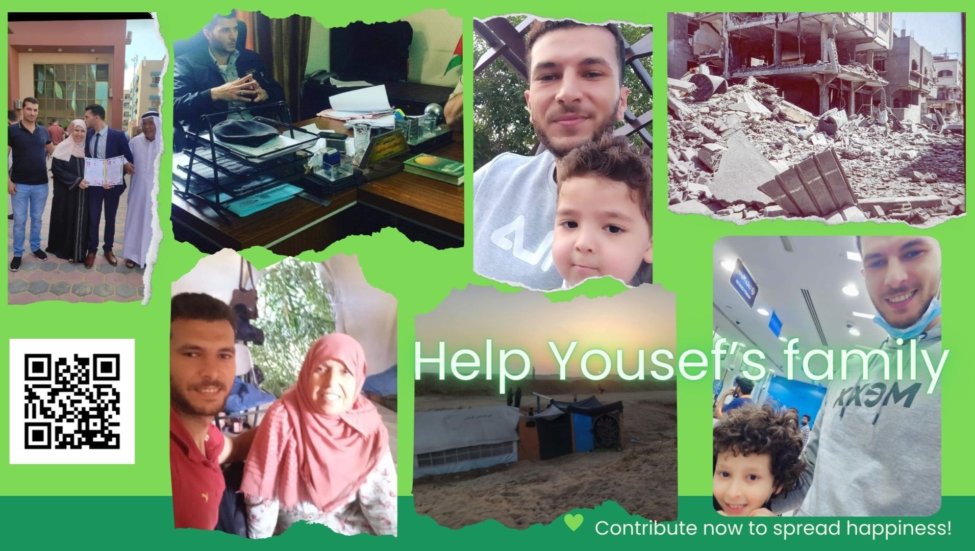 Help Yousef and his family photo