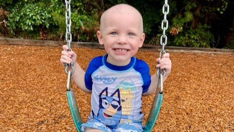 Grayson Fights Acute Myeloid Leukemia photo