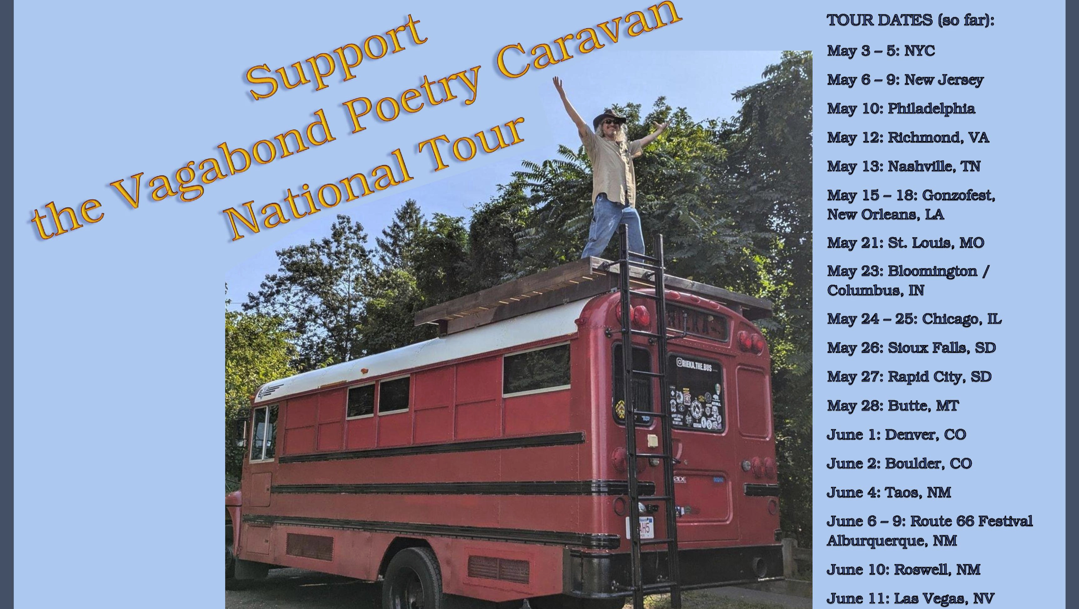 Vagabond Poetry Caravan National Tour photo