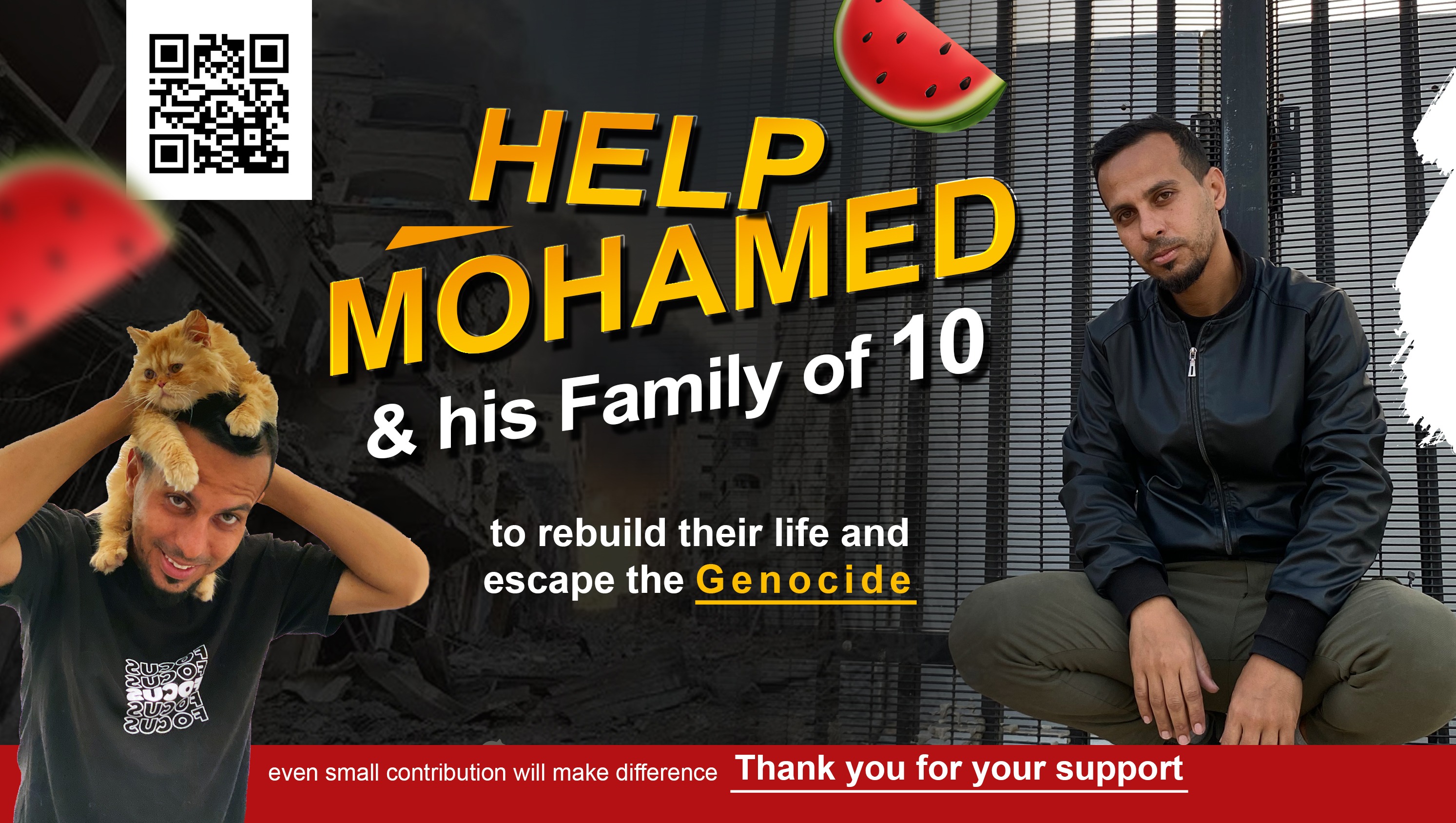 Help me rebuild my life and survive the war ! photo
