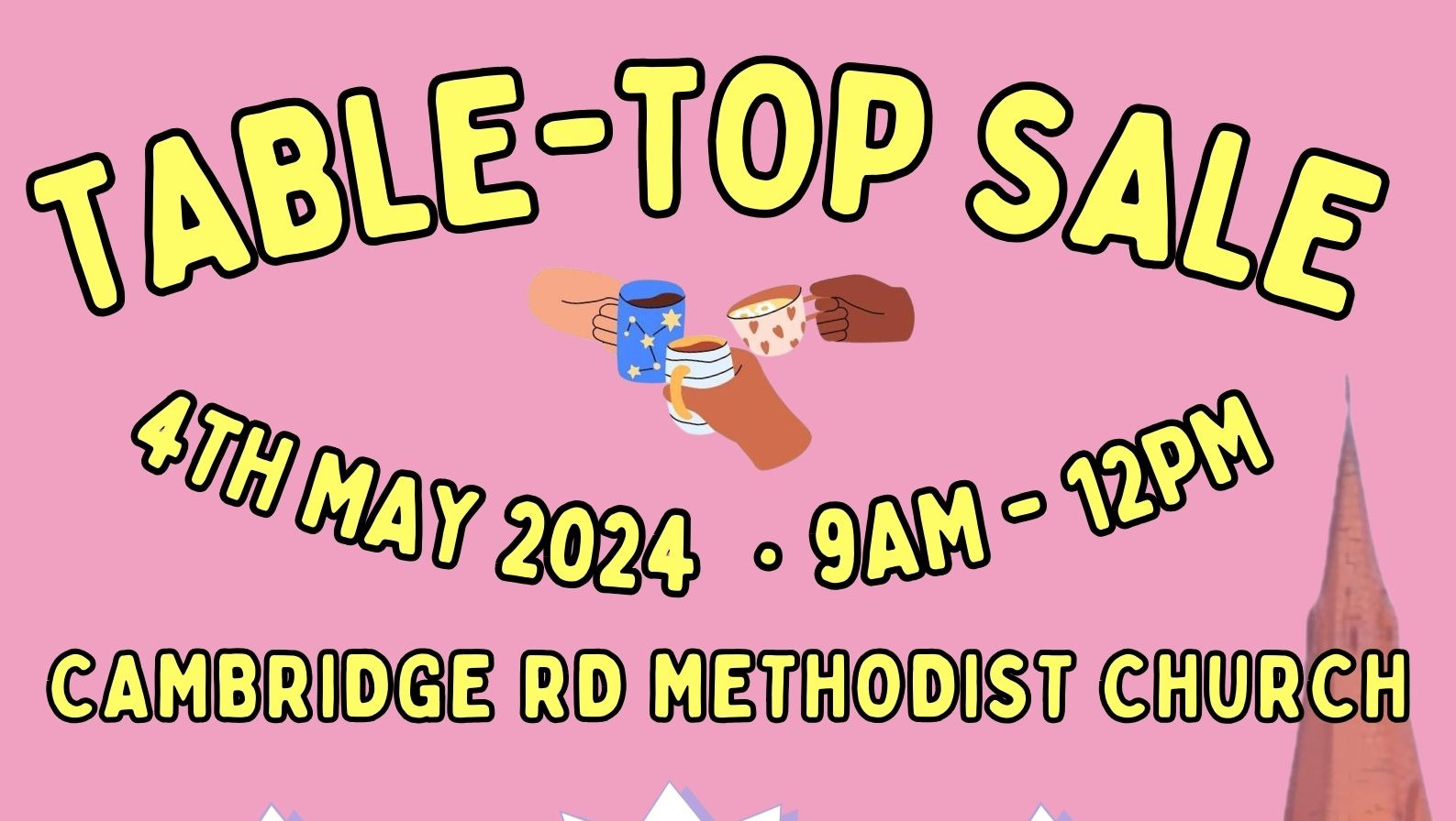 Fundraiser by Kirstie TrewarthaBustamante Cambridge Road Table Top