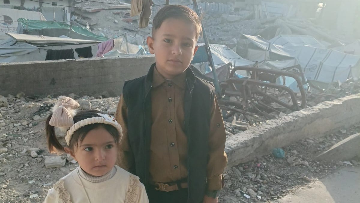 Your small donation saves my children Gaza photo