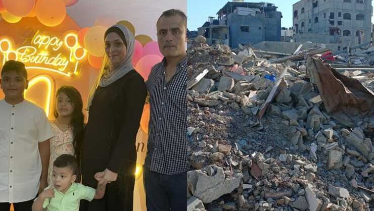 Help me to get my family out of Gaza, please photo