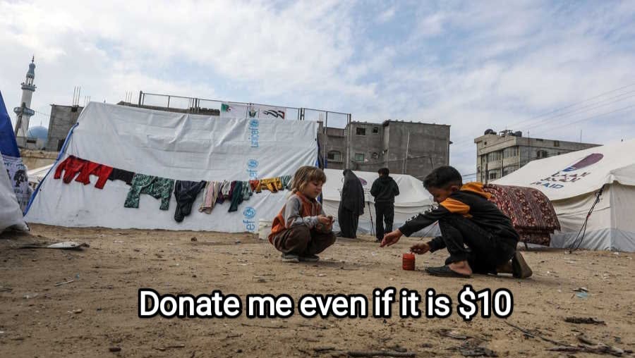 Help my small family escape Gaza. photo