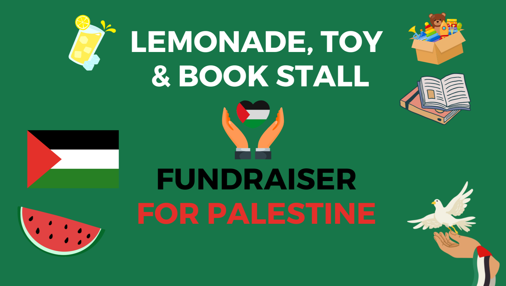 Palestinian Lemonade Fundraiser by Shelley Wills : Lemonade, Toy and Book Stall Fundraiser ...
