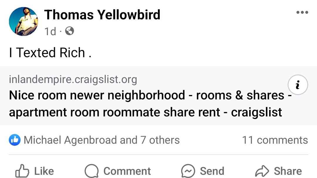 Fundraiser by Thomas Yellowbird help with rent deposit for a move