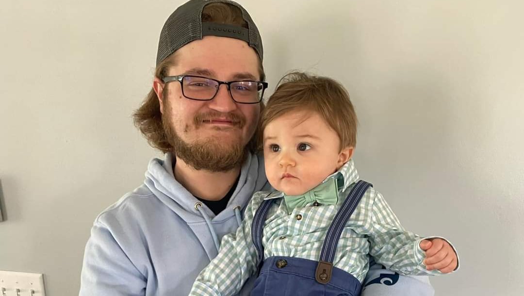 Zach and the family photo