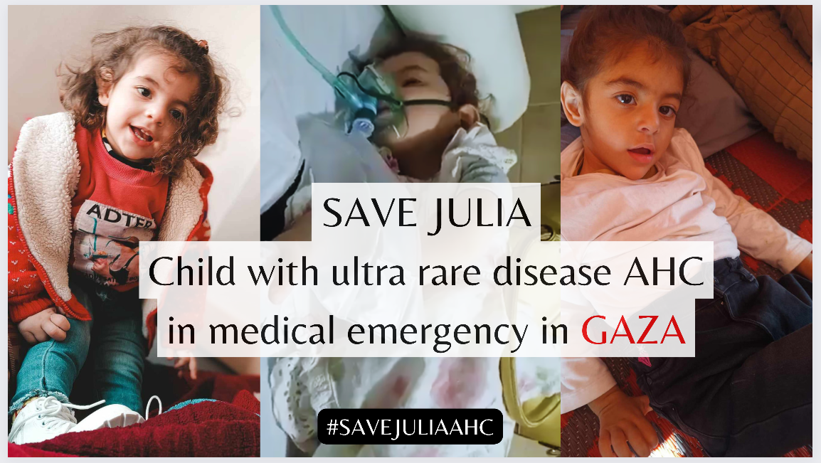 Help Save Julia with AHC from Gaza photo