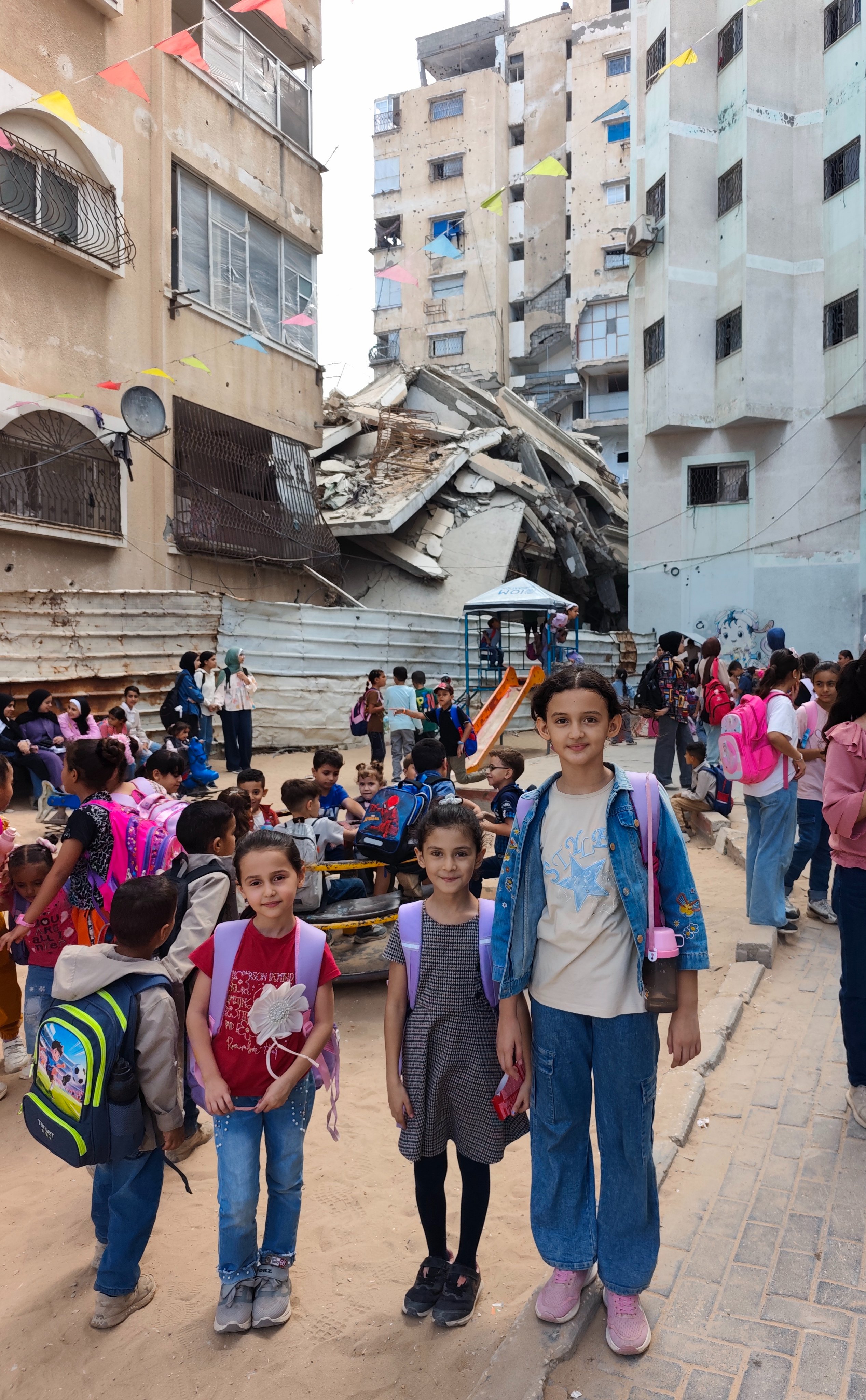 Save the child mariam and her family evacuate from gaza. campaign photo, 4 of 7