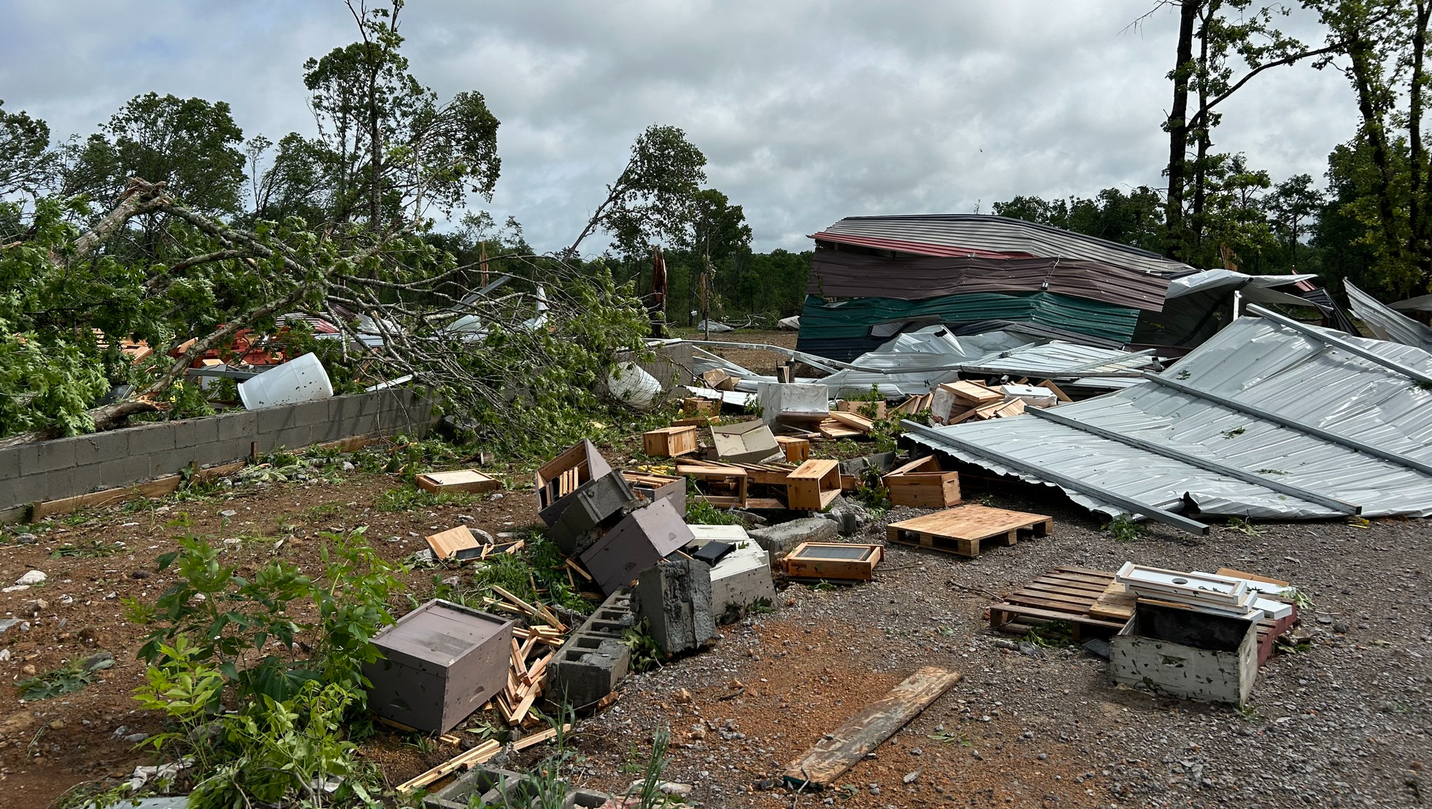 Two Rivers Torando Fundraiser by Dan Long : Support Two Rivers Honey Bees Tornado Recovery