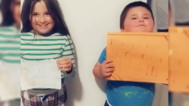 please support to send us on a family holiday photo