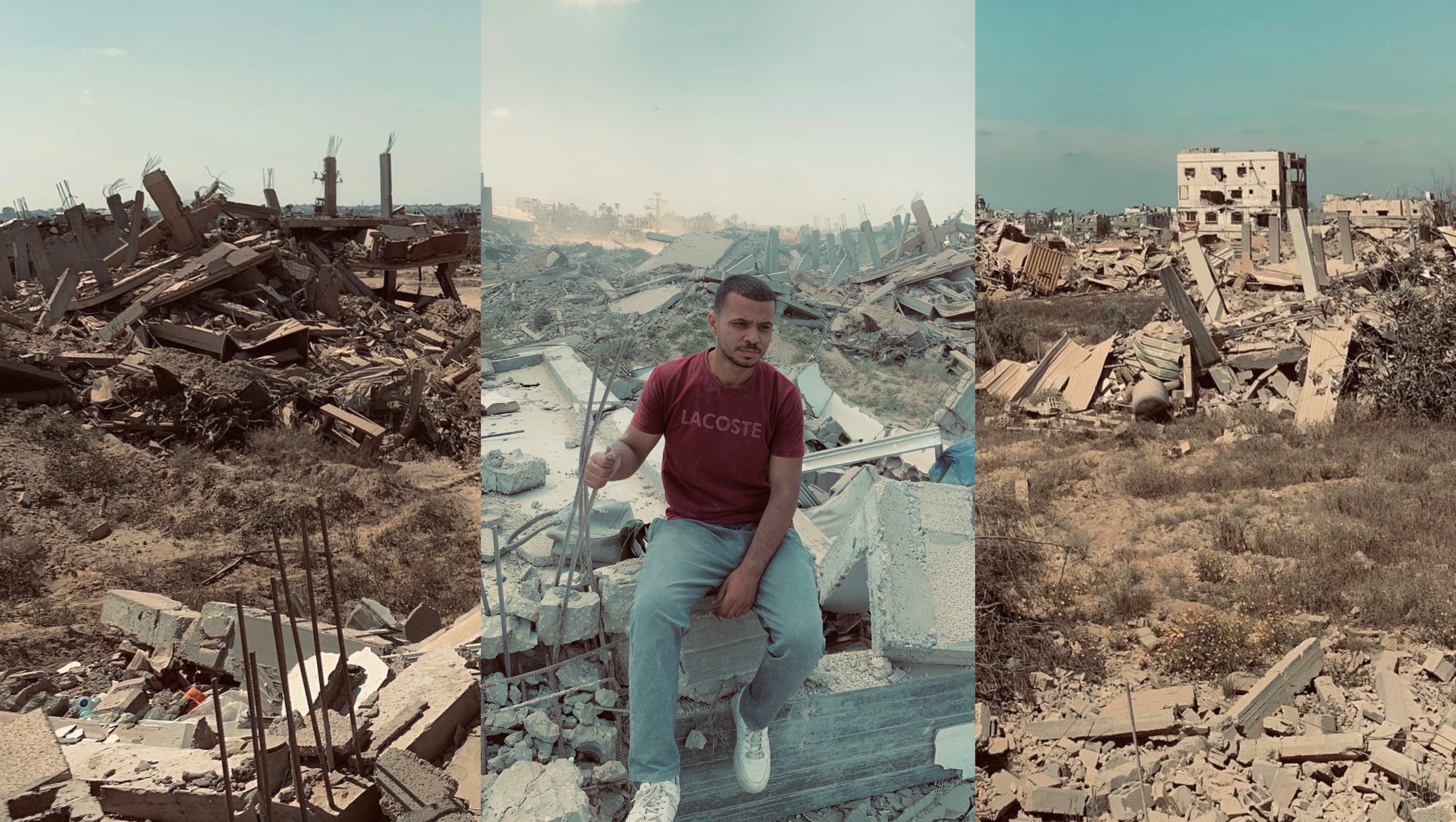 A Son of Gaza, Salah Struggling to Survive the War photo