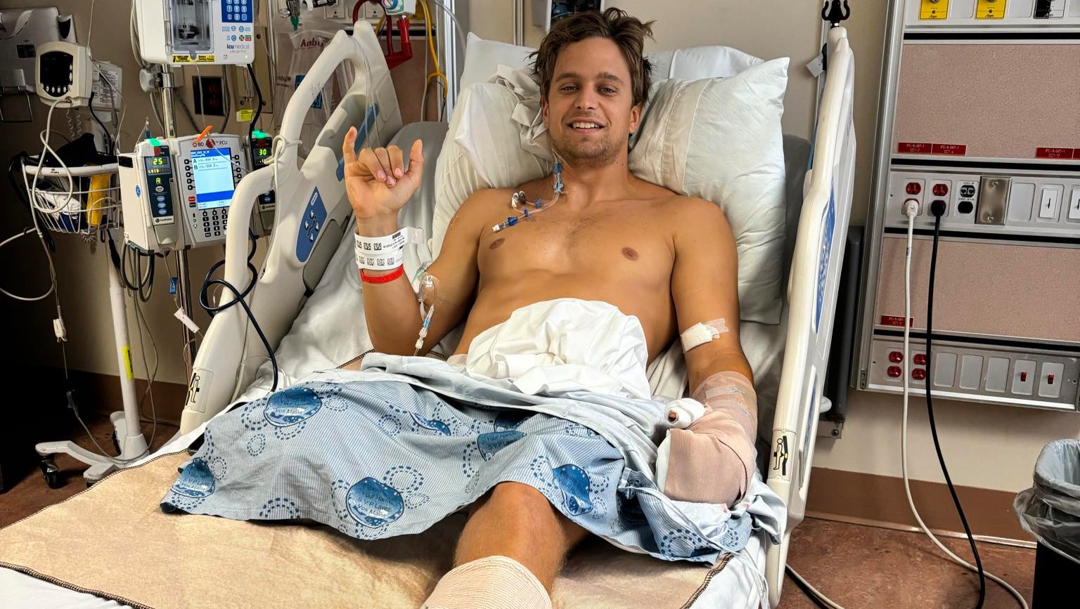 Support Lucas's Shark Attack Recovery photo