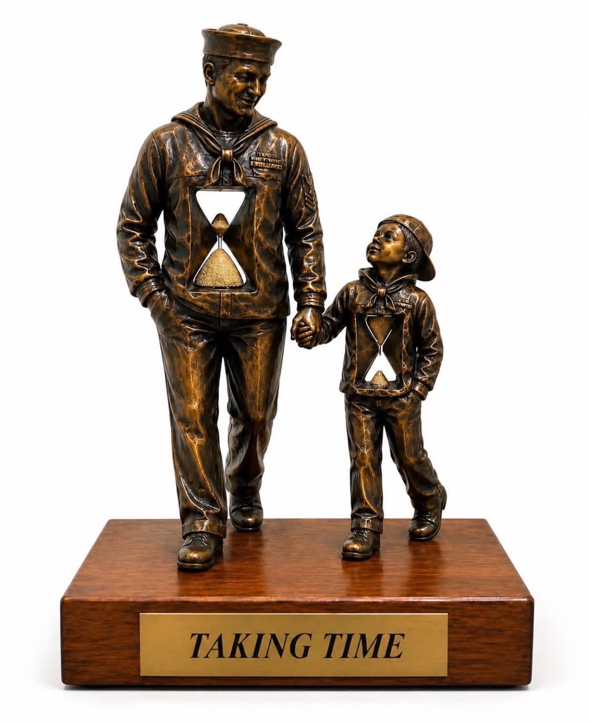 Veteran Tribute Sculpture “Taking Time” Veteransculptor.com campaign photo, 2 of 4