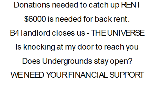 Help Keep Undergrounds Coffeehaus Open photo