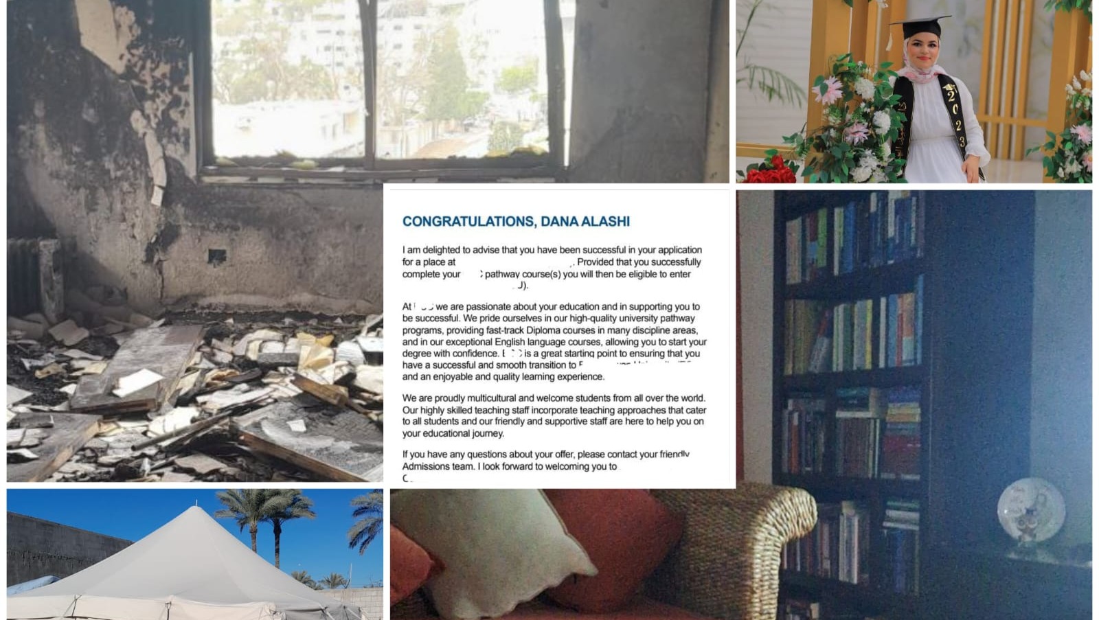 Support Dana's college education after surviving war in Gaza photo