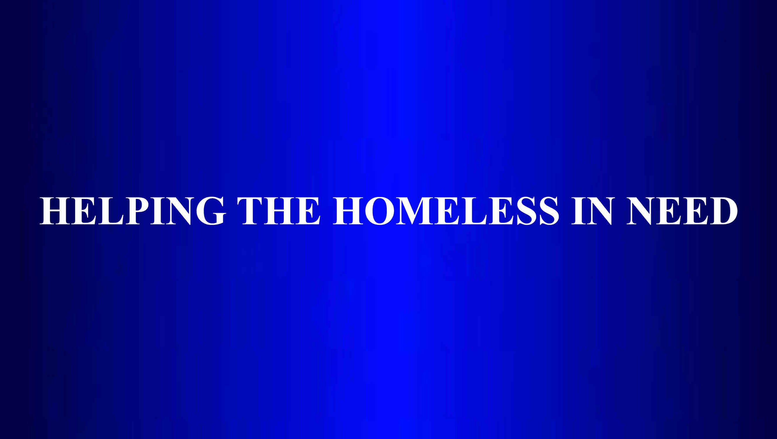 Helping The Homeless In Need photo