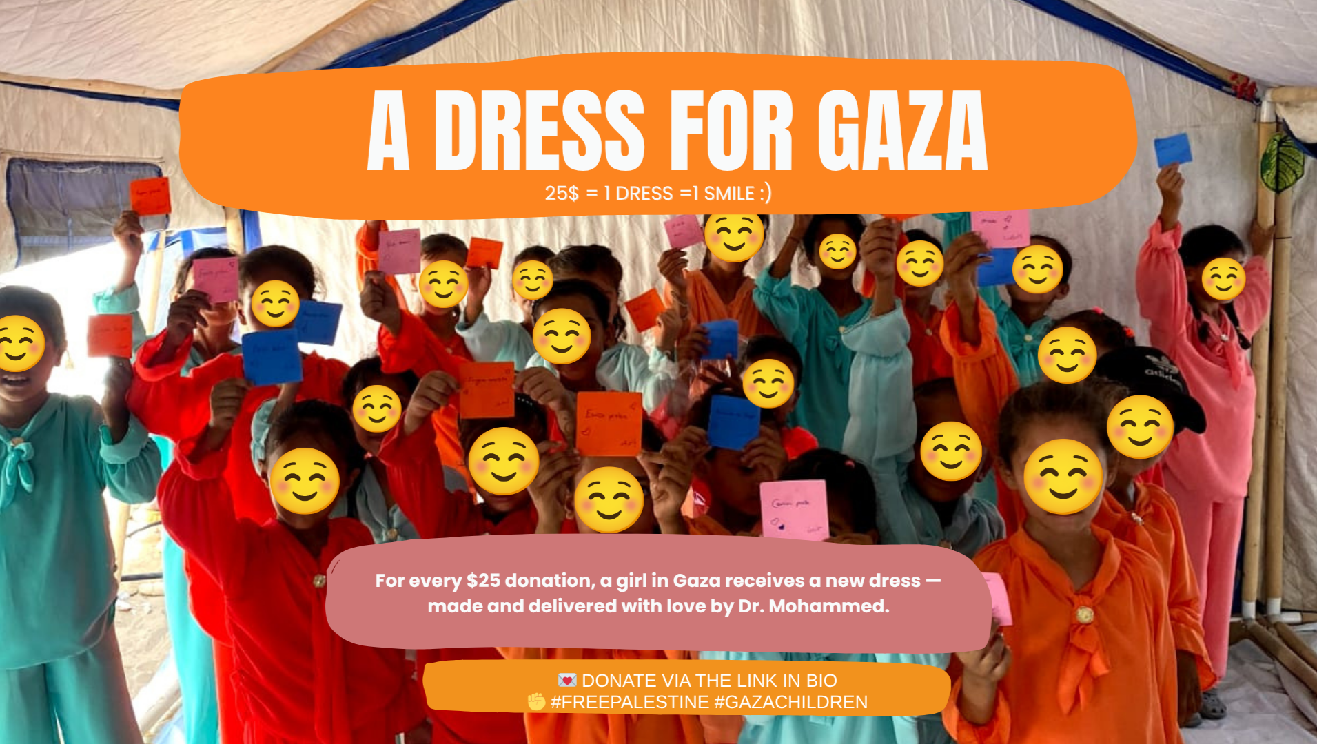 A Dress for Gaza — One Child at a Time photo