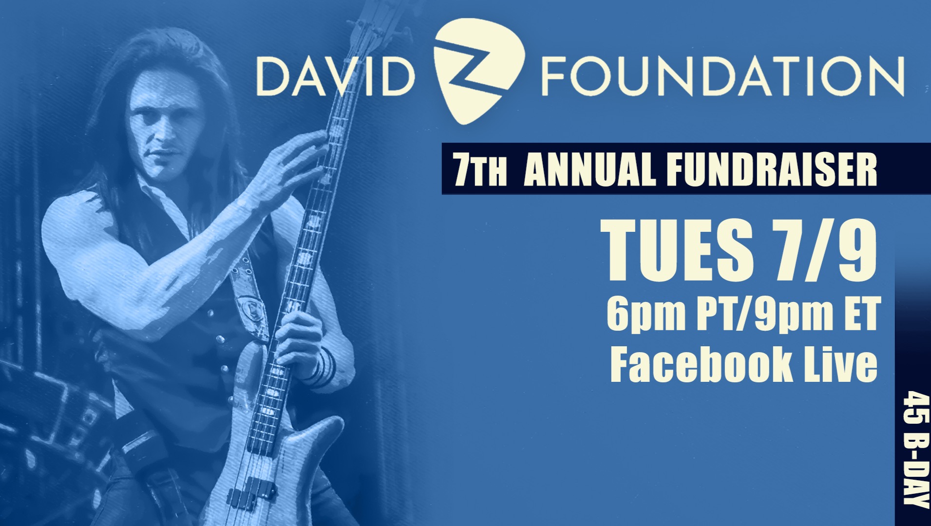 Fundraiser by Paulie Z : 7th Annual David Z Foundation Fundraiser