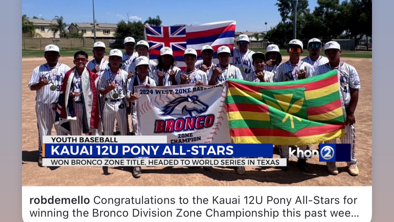 Fundraiser by Ashley Yoshimori Support Kauai Bronco 12u's WORLD