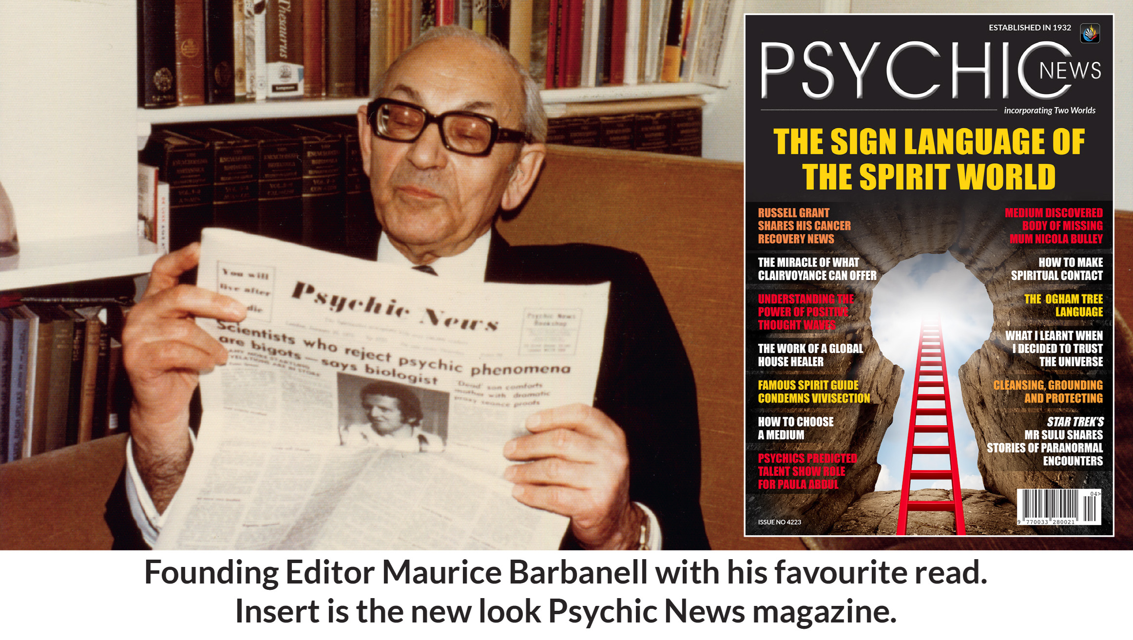 Save Psychic News - spreading Spiritualism across the world. photo