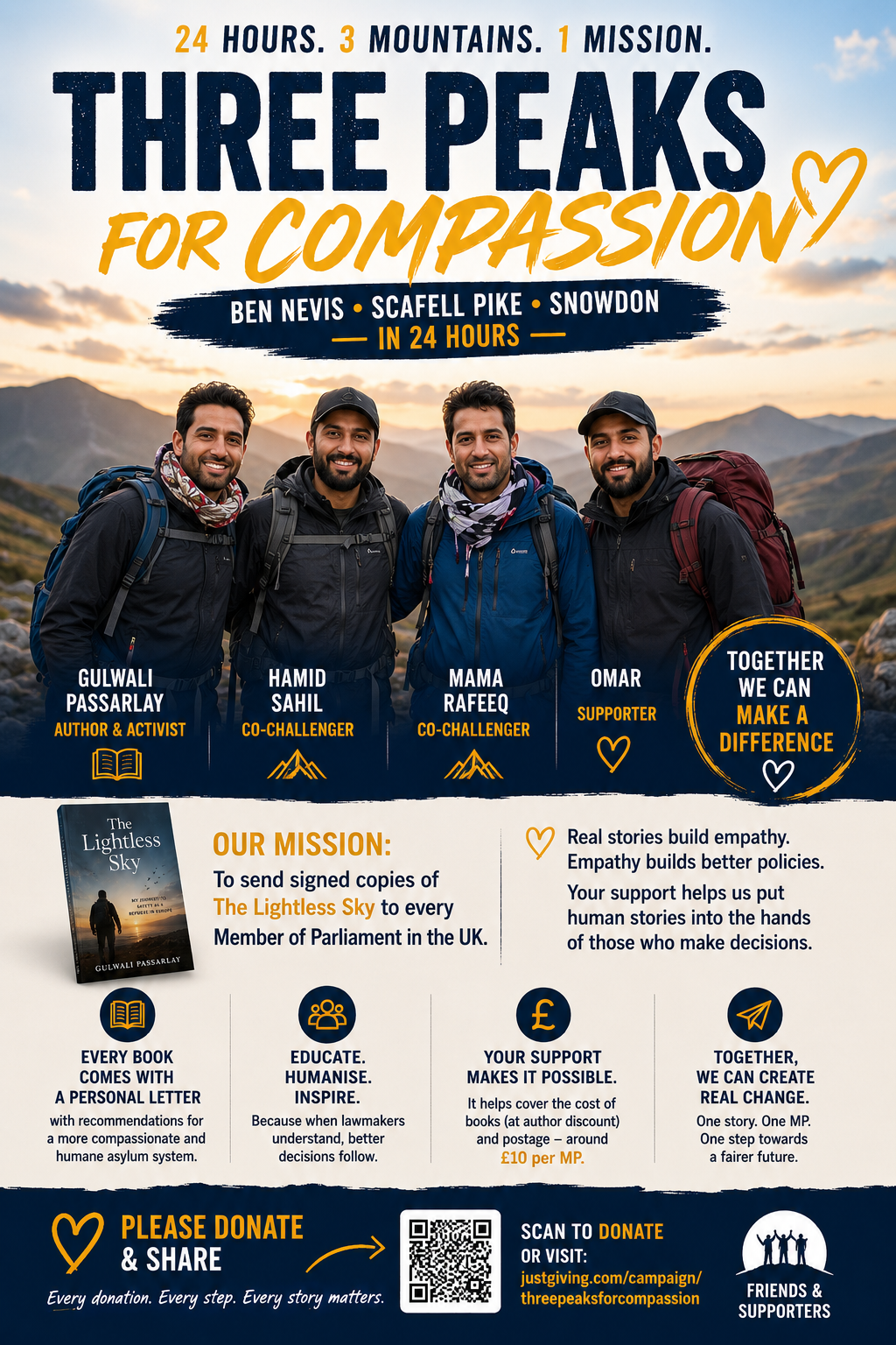 Three Peaks Challenge,to Raise funds for my book for MPs campaign photo, 4 of 5