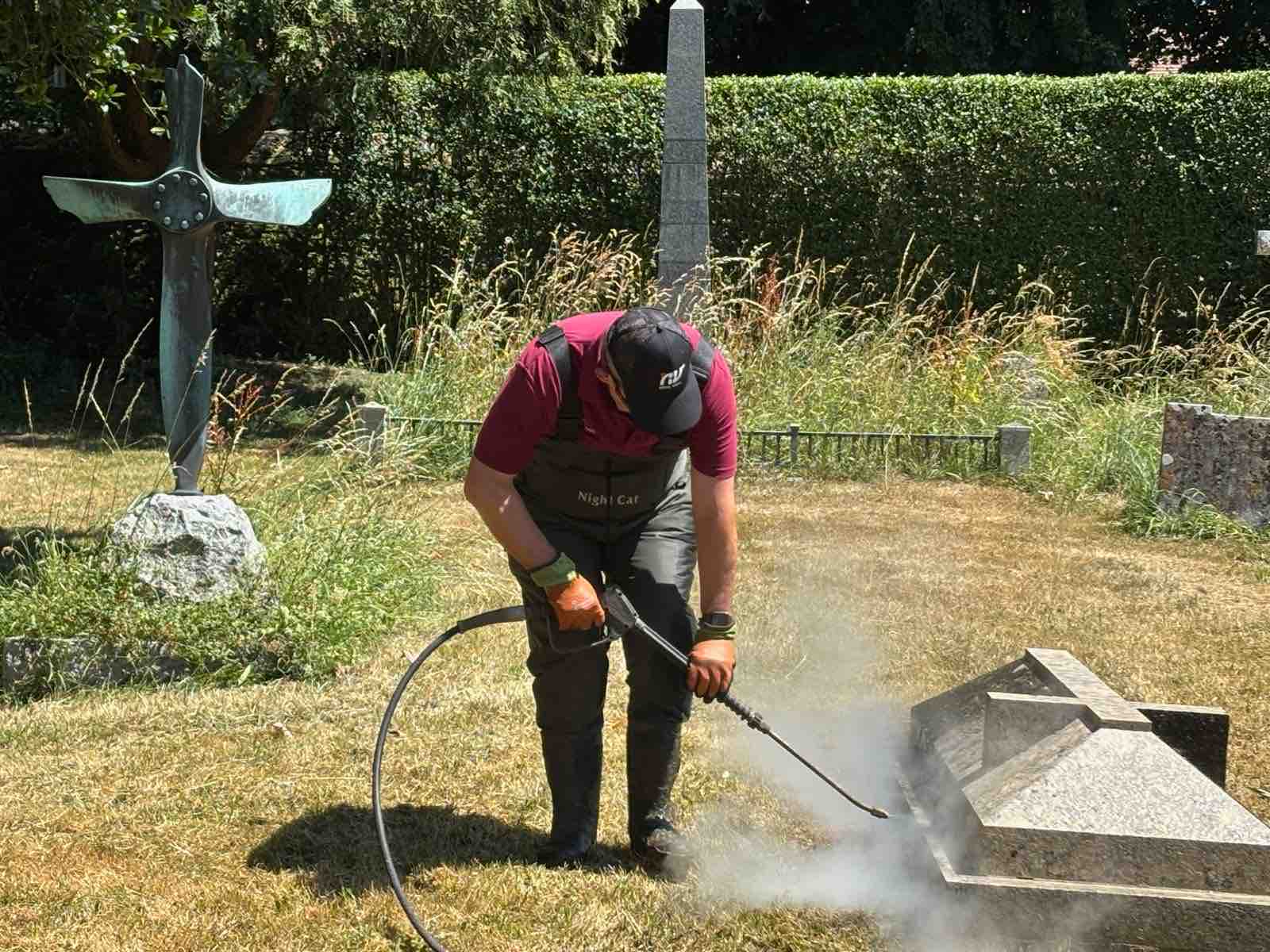 Help our team of veteran volunteers restore military graves campaign photo, 11 of 13
