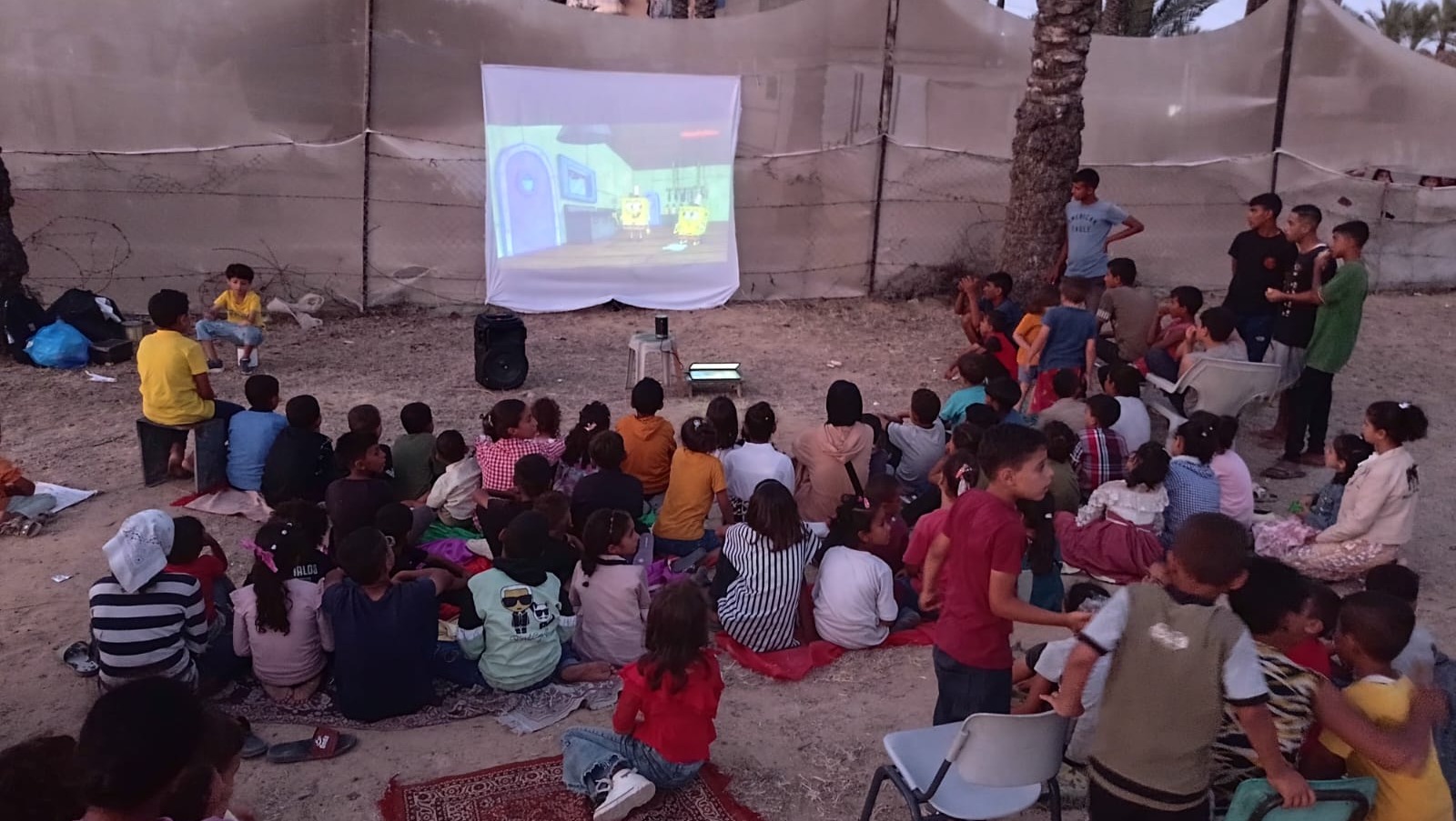 Camp Cinema: Bringing Smiles to the Children of Gaza photo