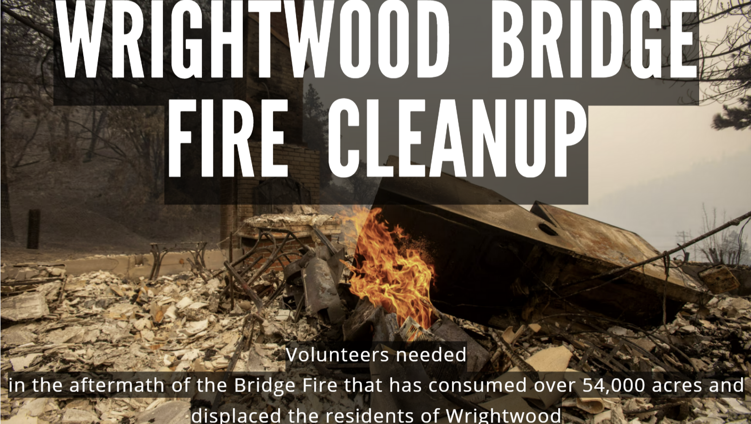 Fundraiser by Robert Deaver Rebuilding after the Bridge Fire