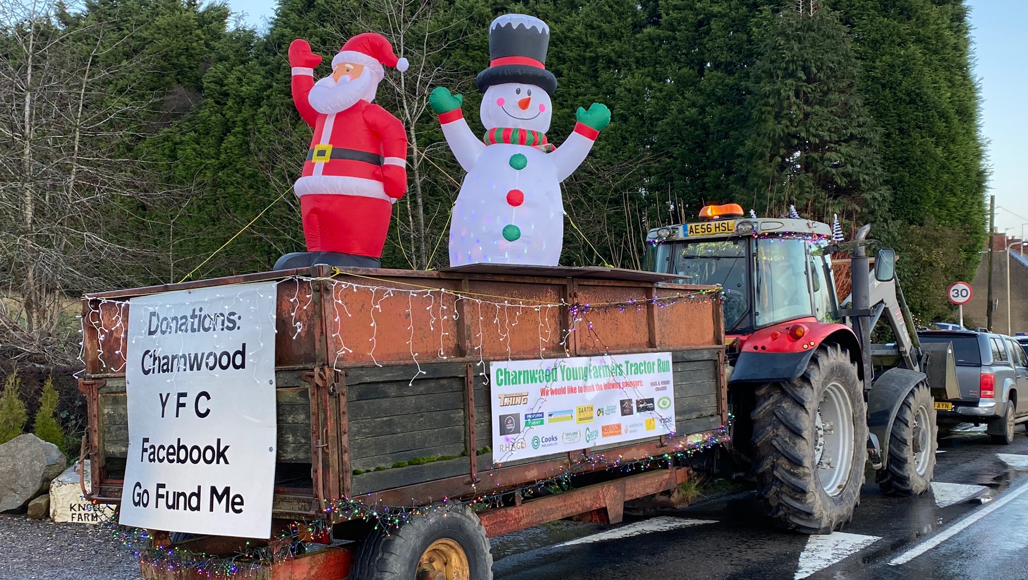 Charnwood YFC Charity Christmas Tractor Run photo