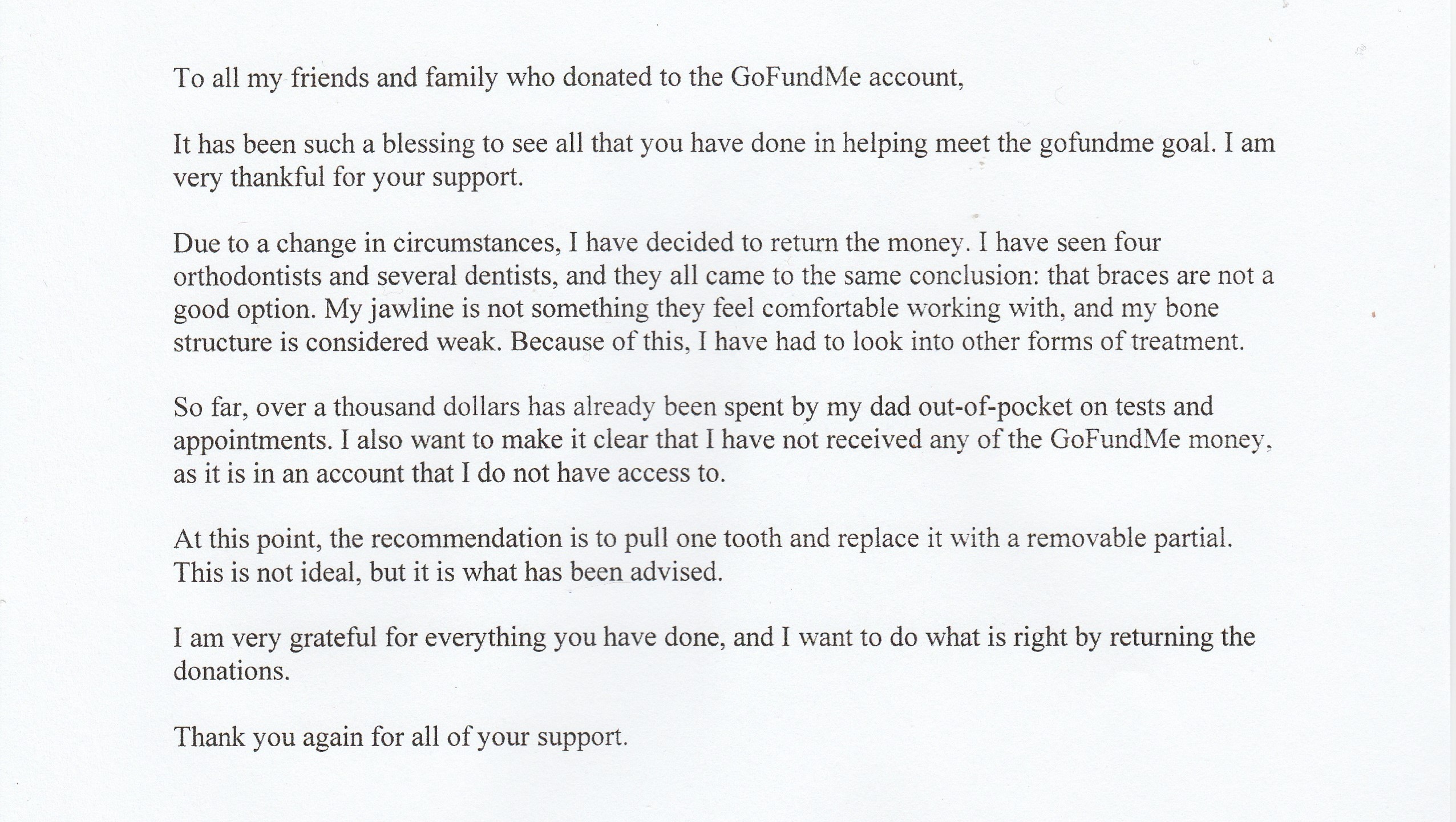 Help the Family of Ryann in Need of Dental Expenses photo