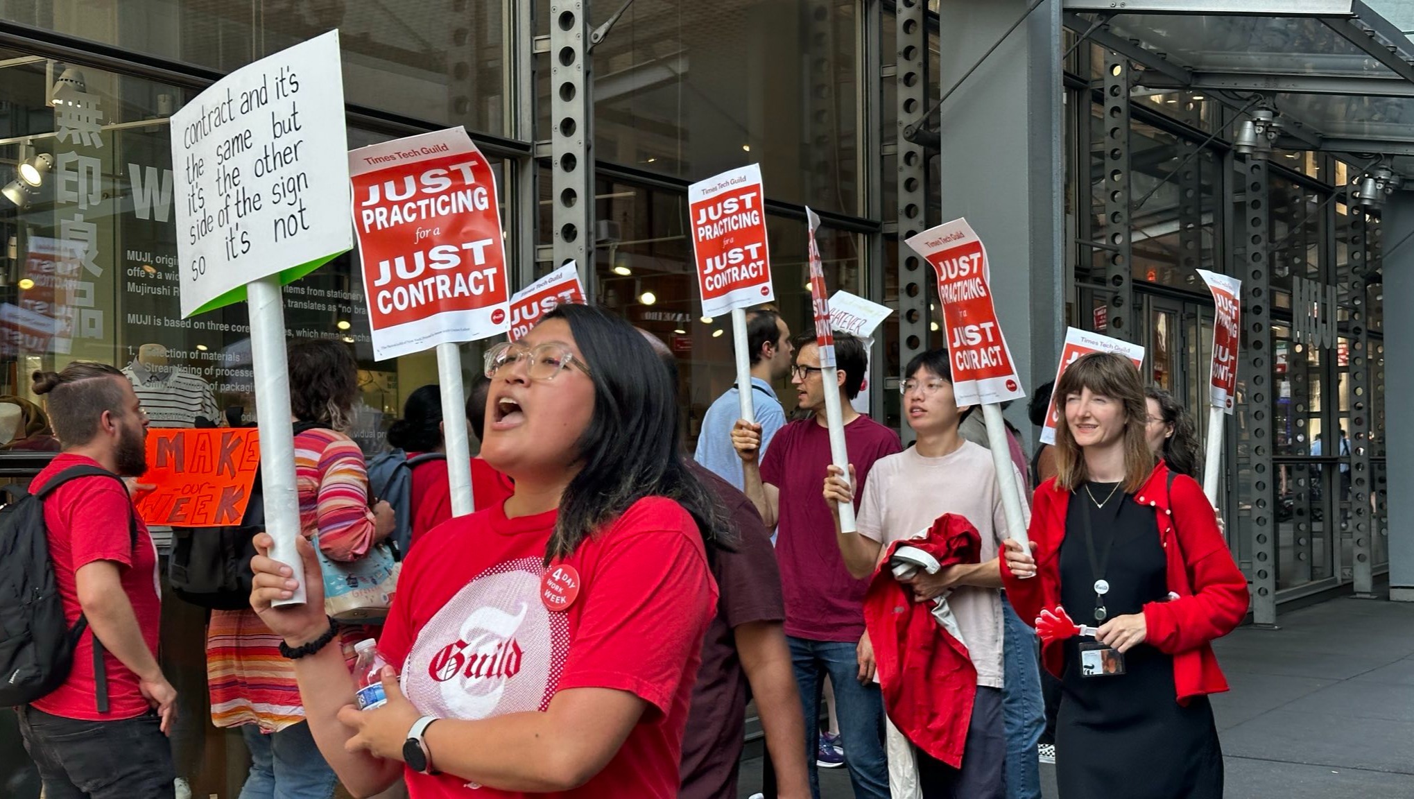 Support NYT Tech workers! photo