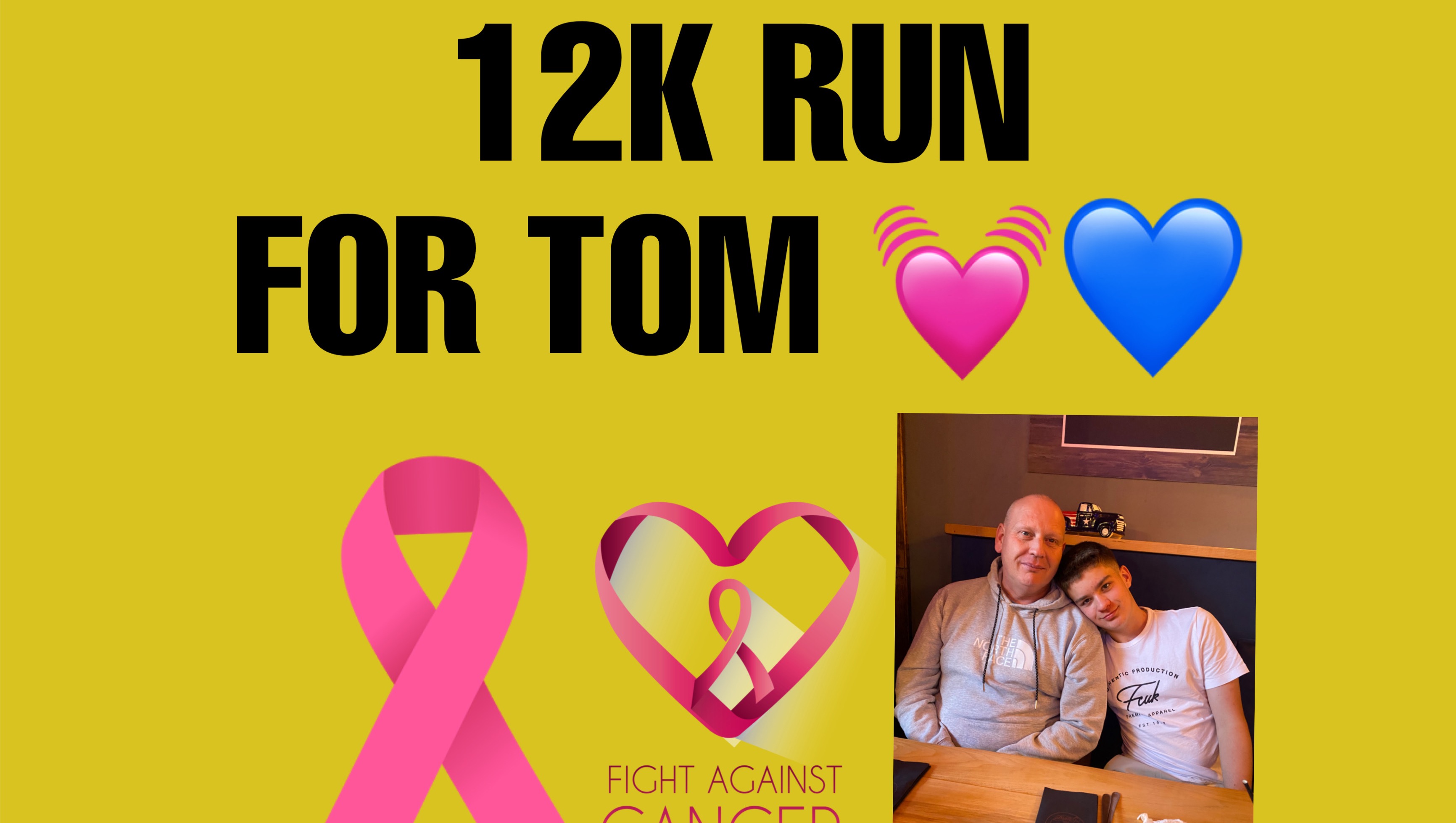 Fundraiser by Tommy Butler 12K run fundraiser (Toms cancer)