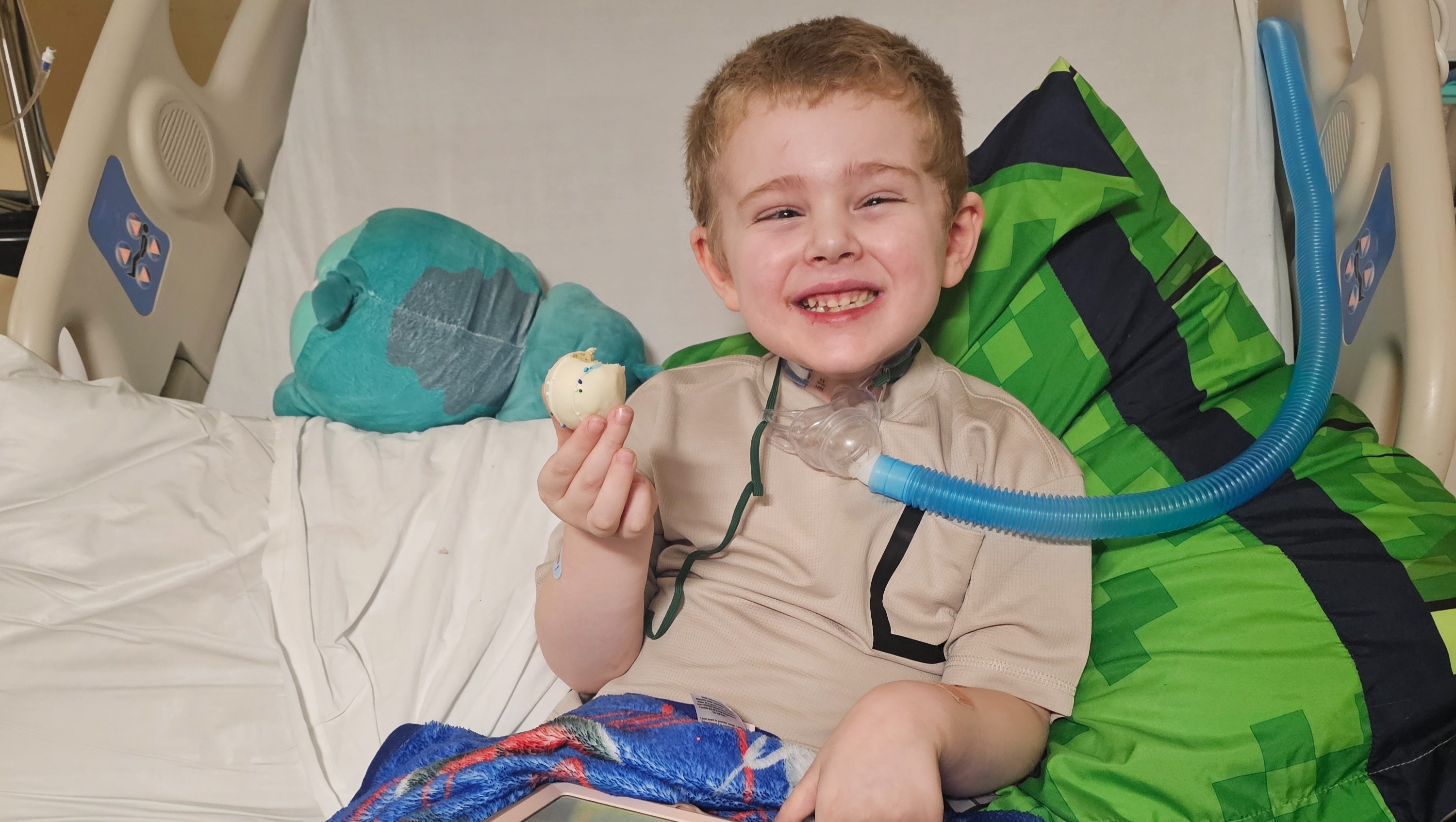 Landons fight against brain cancer. photo