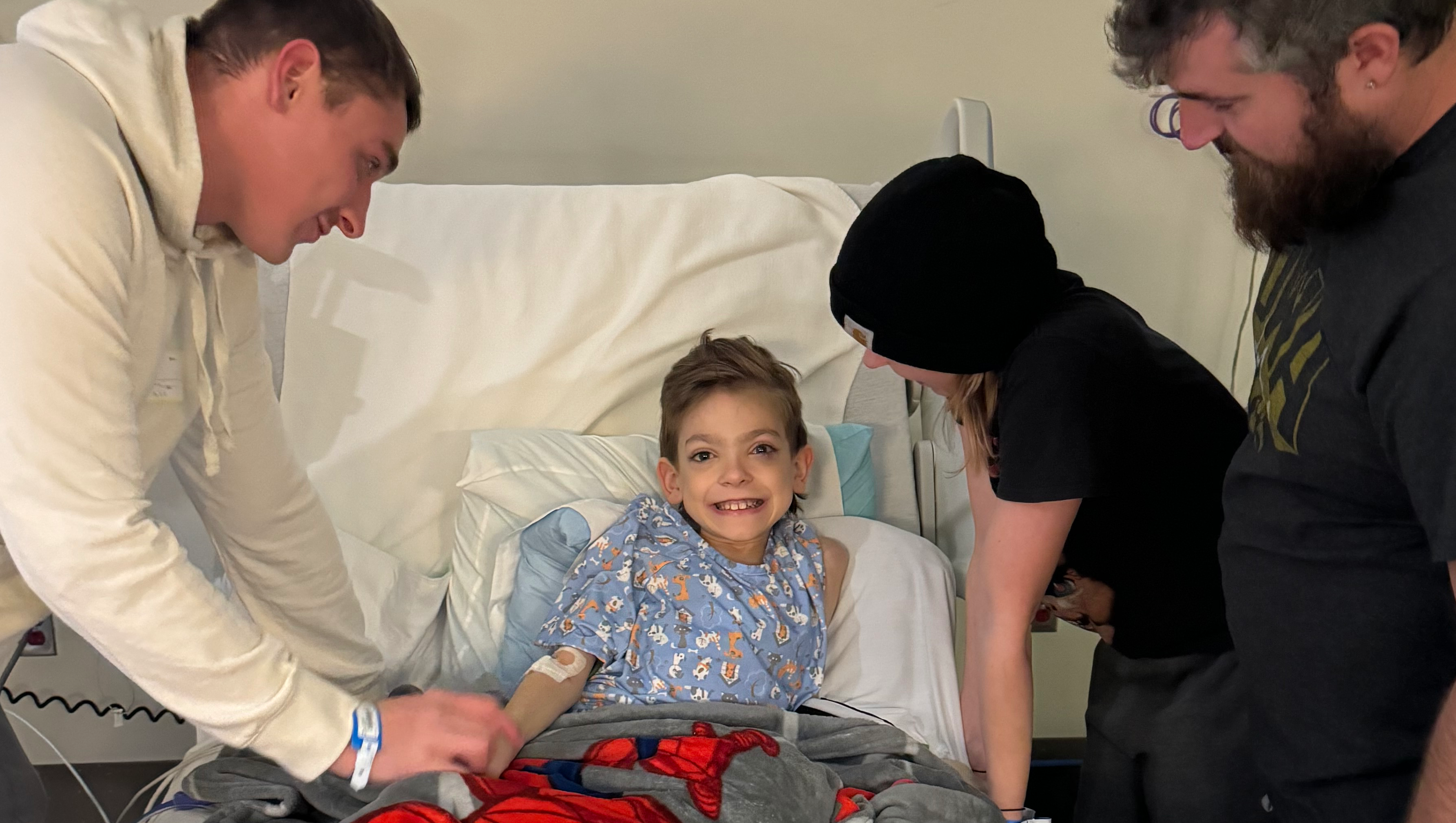 Dominic’s fight against Acute Myeloid Leukemia photo