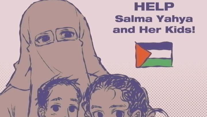 Help Salma Yahya's family evacuate Gaza safely pinned link photo
