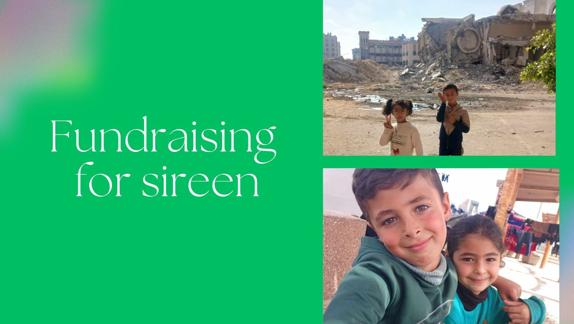 Restore Hope for Sireen's Displaced Family photo