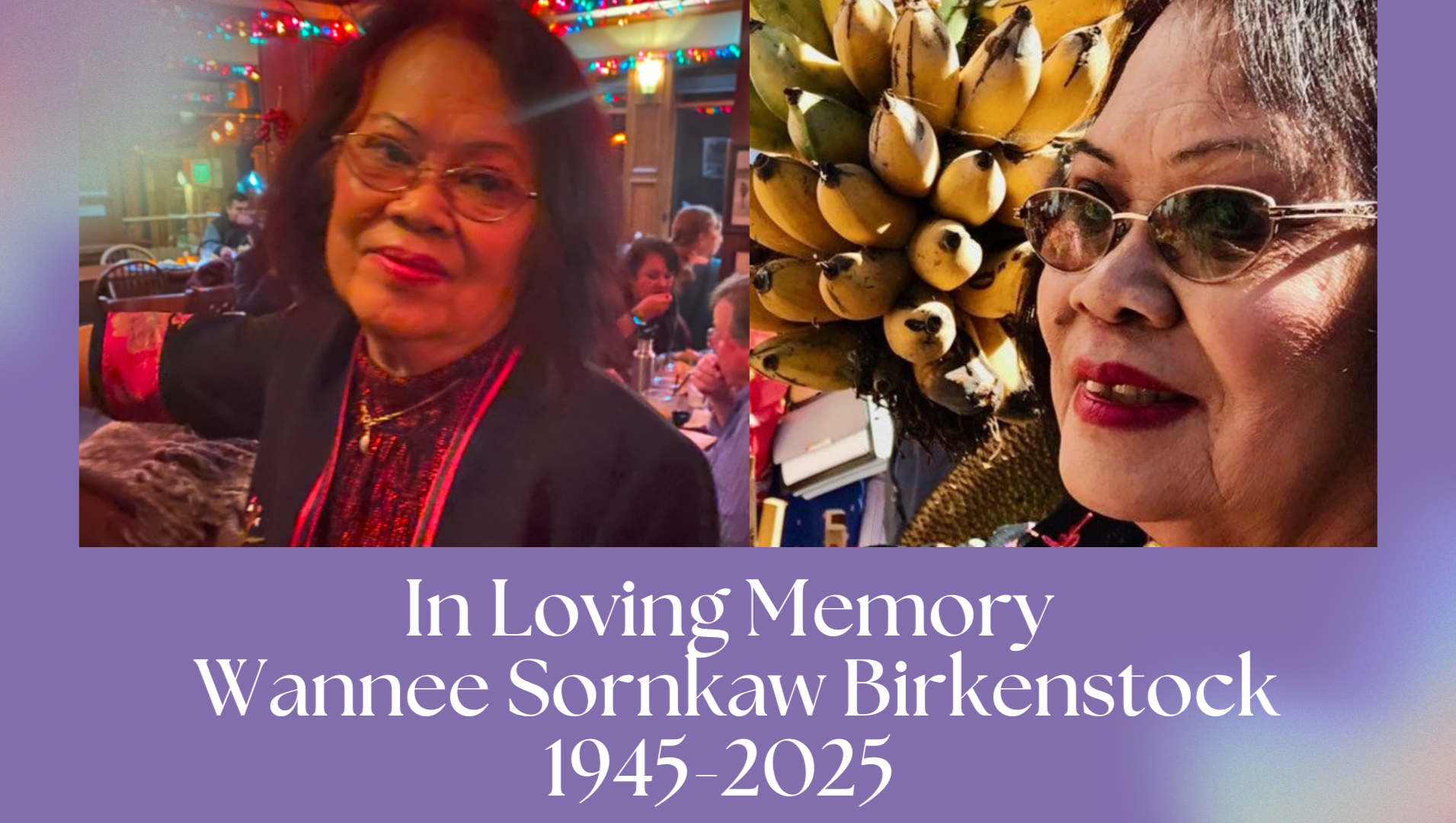 In Loving Memory of Wannee Sornkaw Birkenstock photo